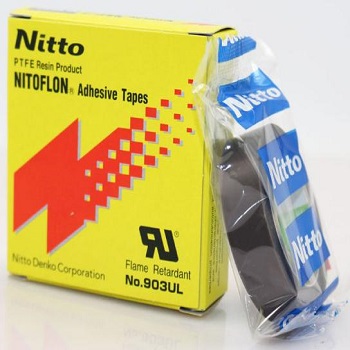 Băng dính chịu nhiệt PTFE NITTO Nitoflon No.903UL, 0.18mmx19mm